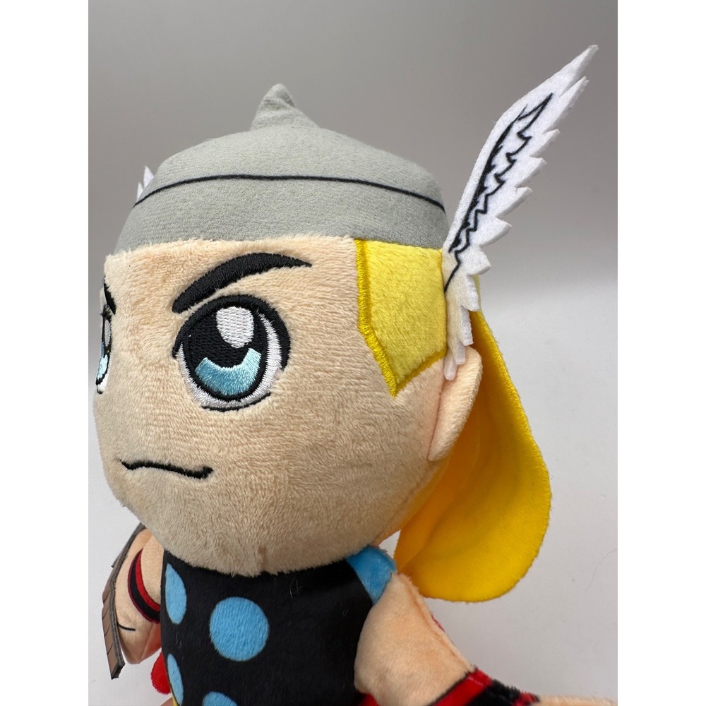 Bleacher Creatures 10" Marvel Kuricha Thor Plush with Hammer 2021 - Picture 4 of 13